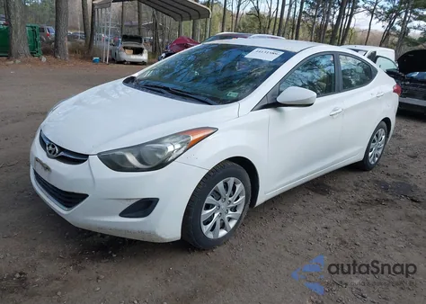 2011 Hyundai Elantra Gls from USA, damaged, VIN 5NPDH4AE4BH026120